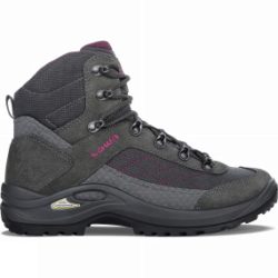 Lowa Womens Taurus GTX Mid Boot Anthracite / Berry